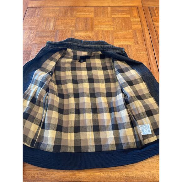 INSIGHT BOMBER CARGO FLIGHT DENIM JACKET MEDIUM - Picture 8 of 10